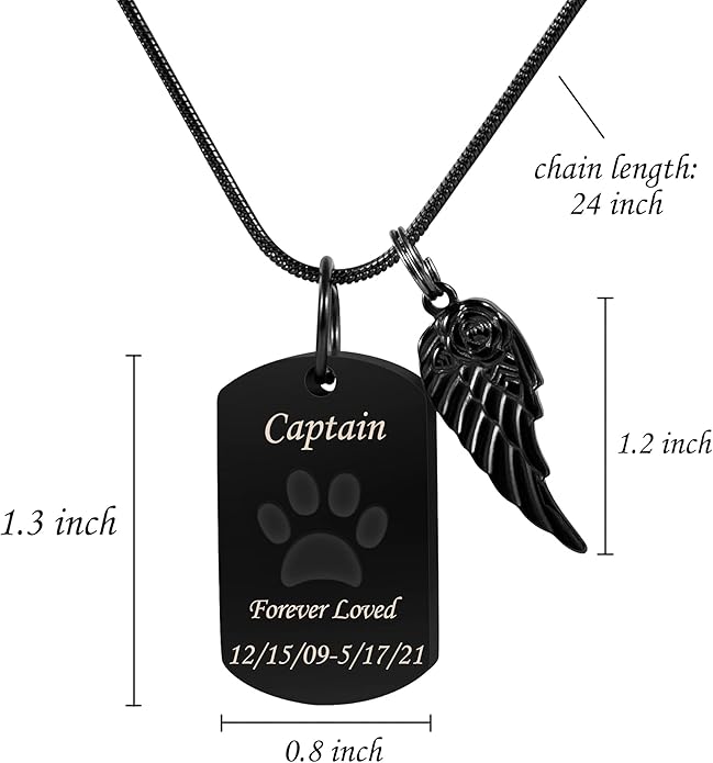 Farfume Personalized Pet Urn Necklace
