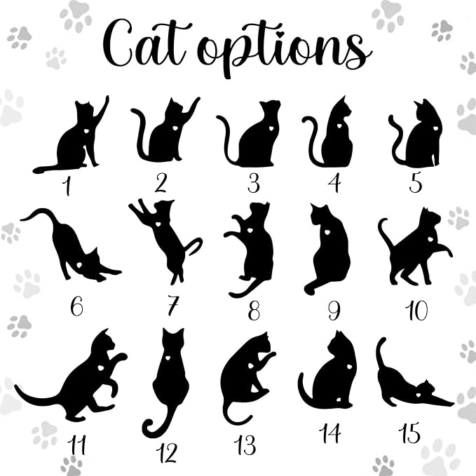 Cat Memorial Gifts for Loss of Cat