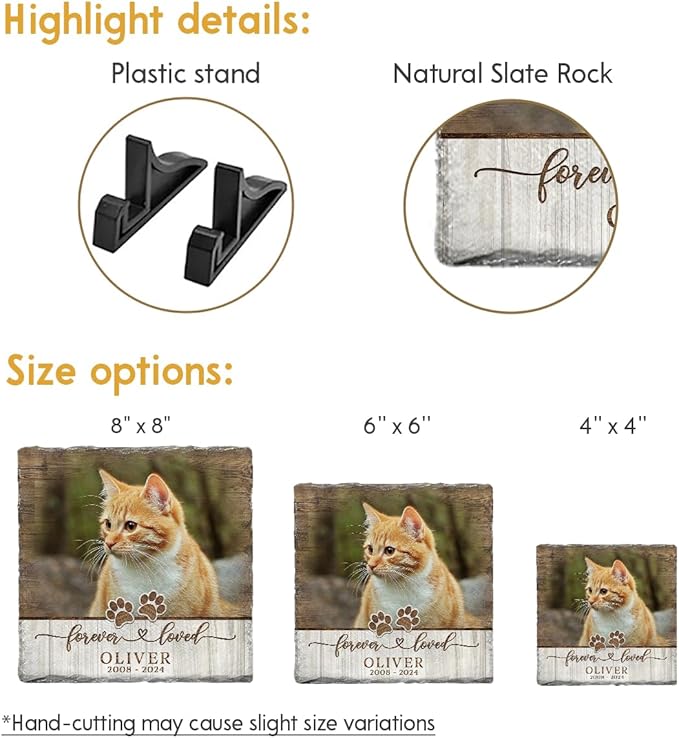 Custom Memorial Stones for Cat