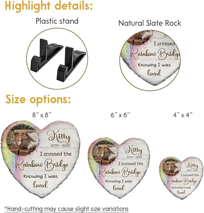 Custom Memorial Stones for Cats