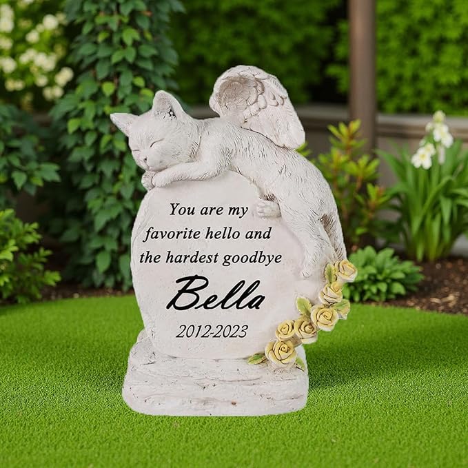 Personalized Cat Memorial Stones