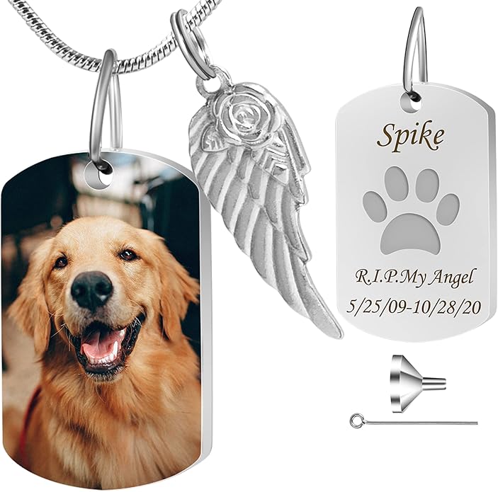 Farfume Personalized Pet Urn Necklace