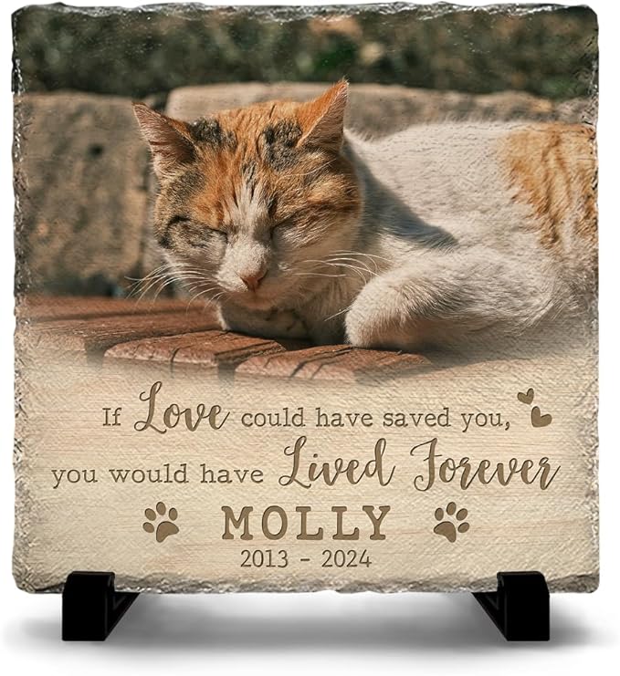Custom Memorial Stones for Cats - Bereavement Gifts