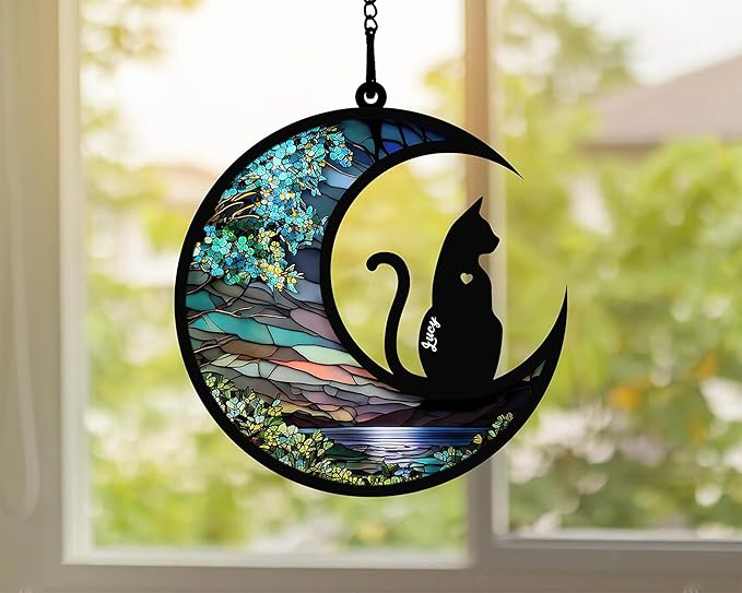 Cat Memorial Suncatcher