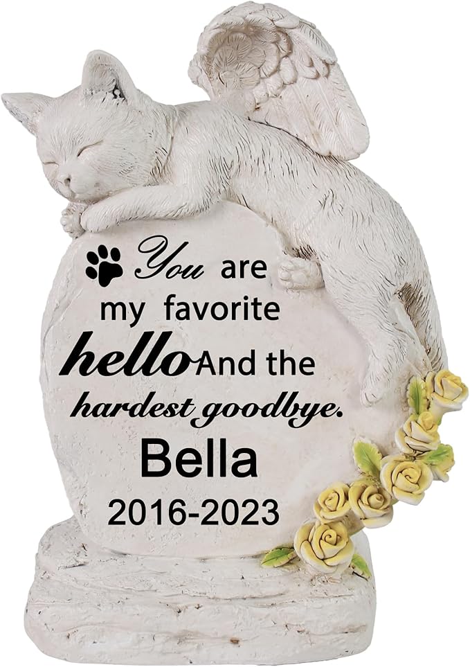 Personalized Cat Memorial Stones