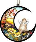 Cat Memorial Suncatcher - Custom American Curl 03