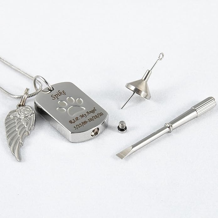 Farfume Personalized Pet Urn Necklace