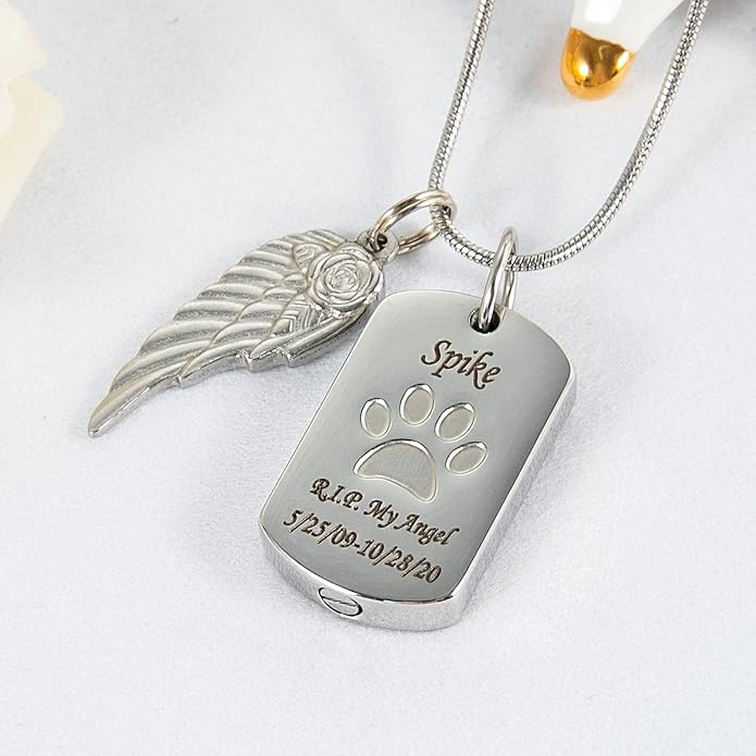Farfume Personalized Pet Urn Necklace