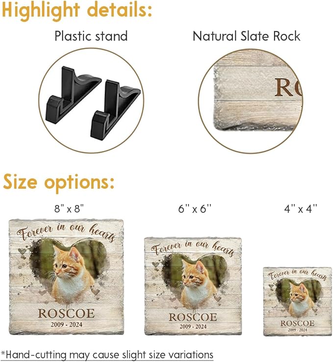 Custom Memorial Stones for Cats