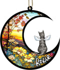 Cat Memorial Suncatcher - Custom Russian Blue