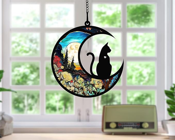 Cat Memorial Suncatcher