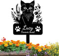 Personalized Cat Memorial Grave Marker