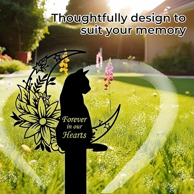 Cat Grave Marker Outdoor Memorial