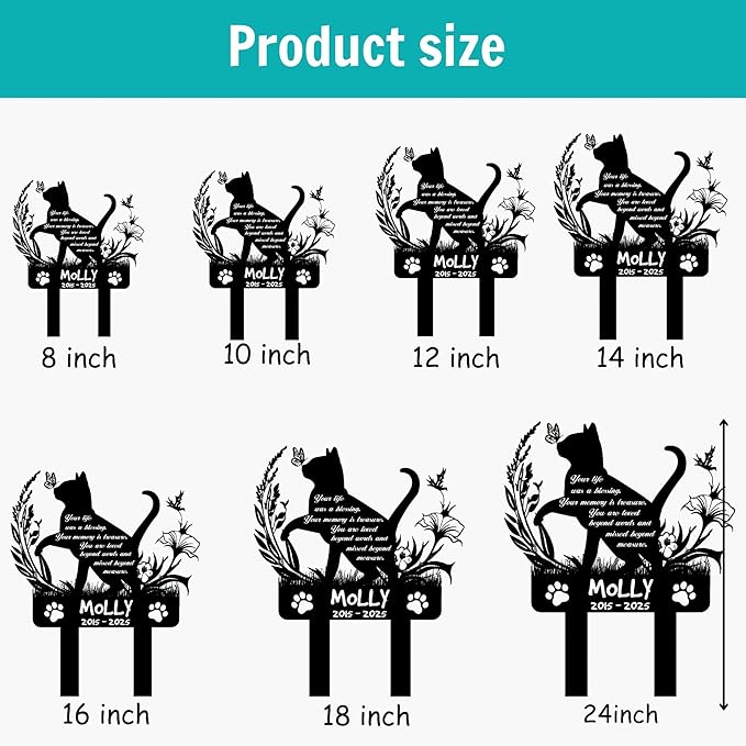 Custom Pet Grave Markers