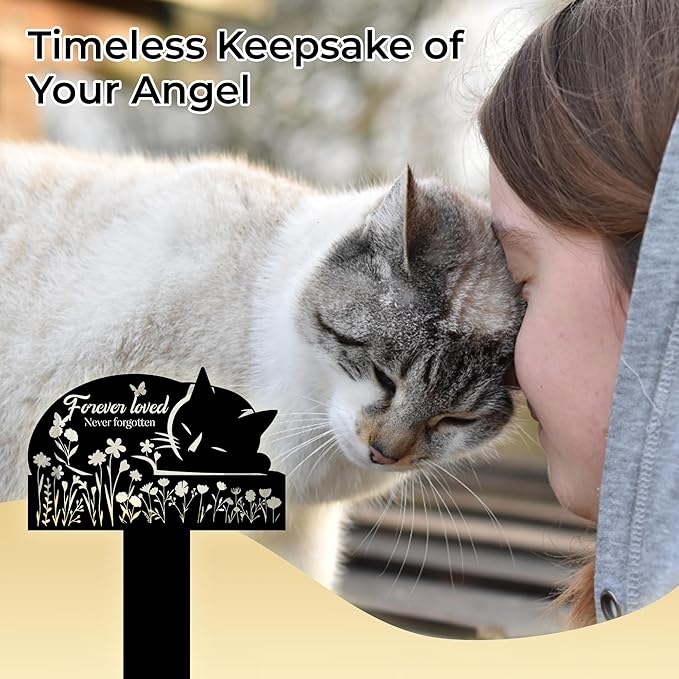 Cat Grave Marker Outdoor Memorial