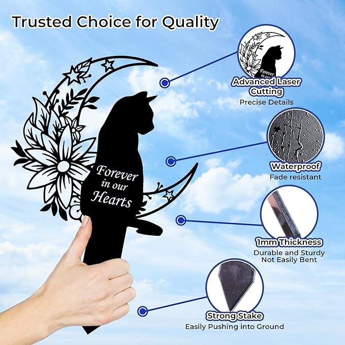 Cat Grave Marker Outdoor Memorial