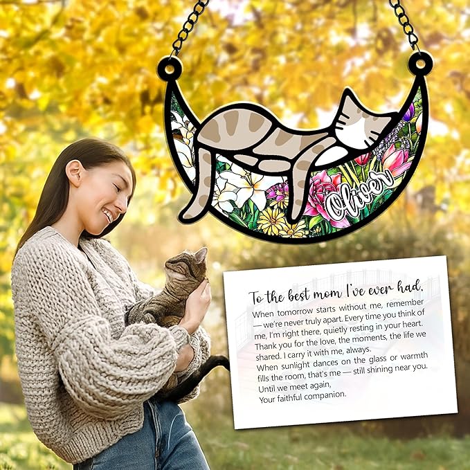 Cat Memorial Gifts for Loss of Cat