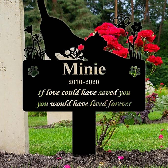 Custom Pet Grave Markers for Cats