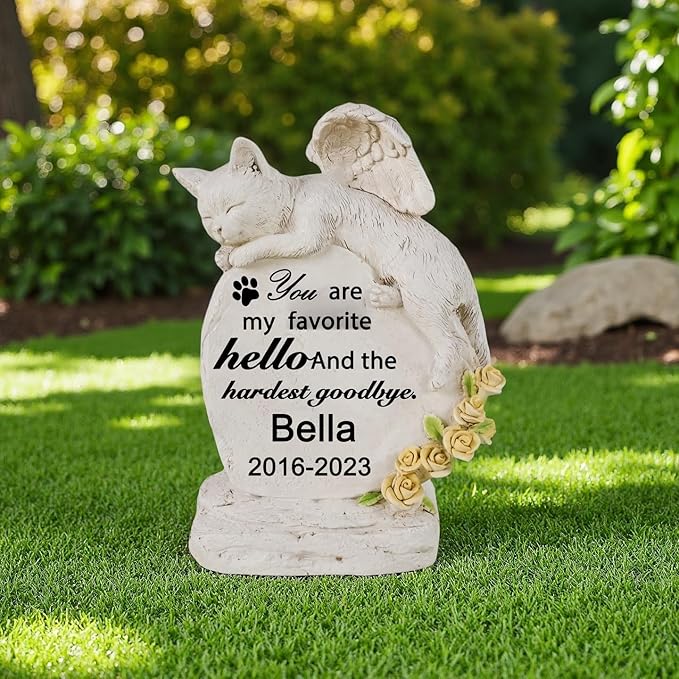 Personalized Cat Memorial Stones